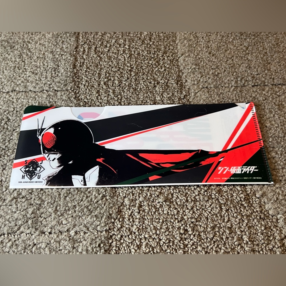 Shin Japan Heroes Universe x Family Mart Kamen Rider Mini Clear File Folder Toku